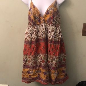 Multicolor paisley dress